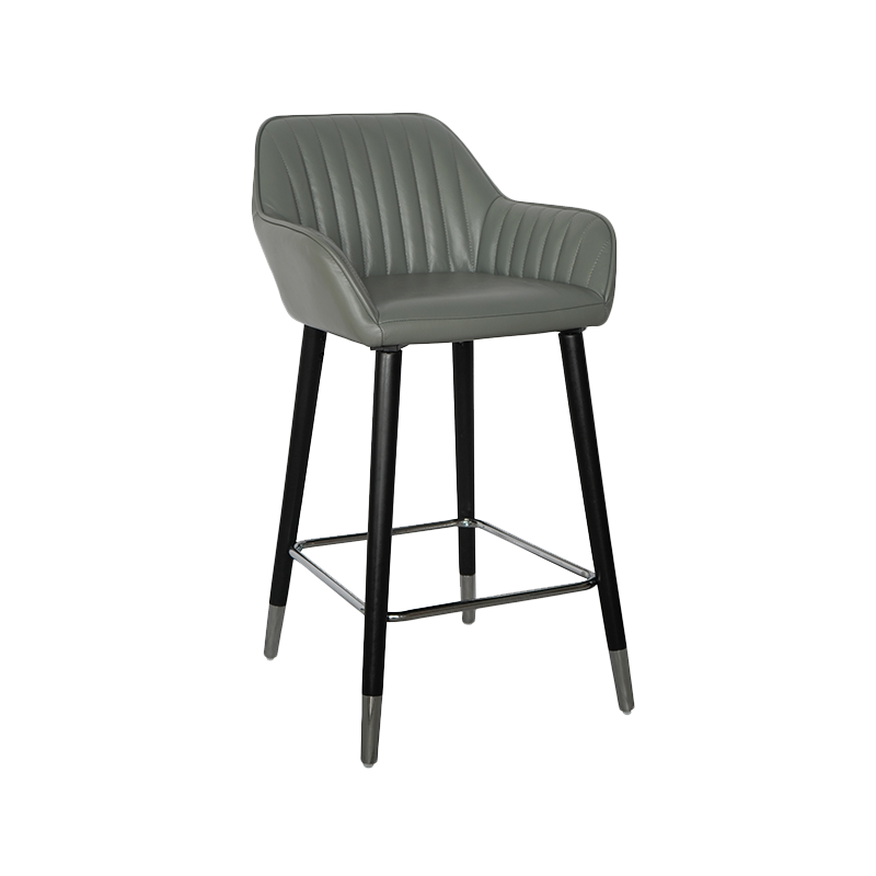 PU moderný štýl s čiernou stoličkou Black Bar